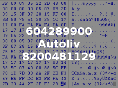 604289900 Autoliv 8200481129