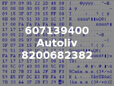 607139400 Autoliv 8200682382