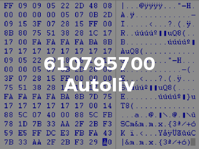 610795700 Autoliv