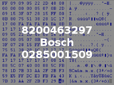 8200463297 Bosch 0285001509