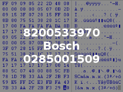 8200533970 Bosch 0285001509