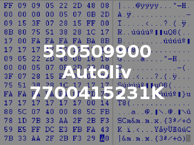 550509900 Autoliv 7700415231K