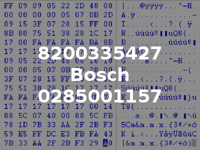 8200335427 Bosch 0285001157
