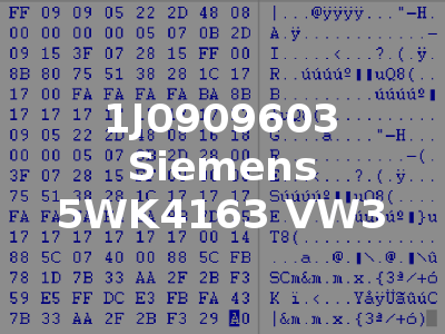 1J0909603 Siemens 5WK4163 VW3