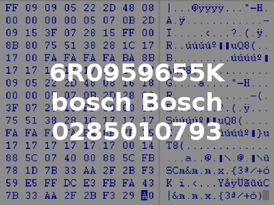 6R0959655K bosch Bosch 0285010793