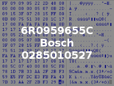 6R0959655C Bosch 0285010527