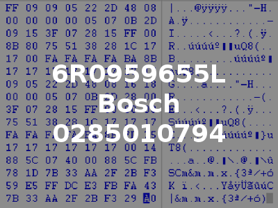 6R0959655L Bosch 0285010794