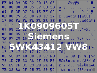 1K0909605T Siemens 5WK43412 VW8