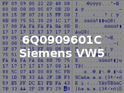 6Q0909601C Siemens VW5
