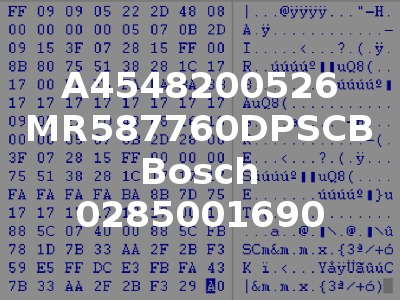 A4548200526 MR587760DPSCB Bosch 0285001690