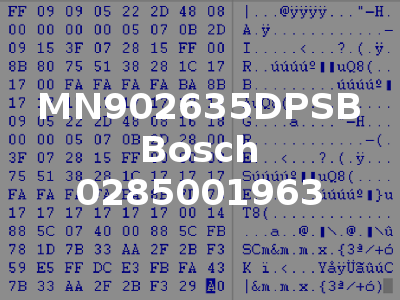 MN902635DPSB Bosch 0285001963