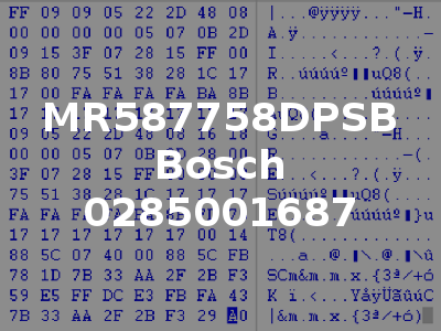 MR587758DPSB Bosch 0285001687
