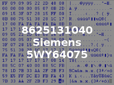 8625131040 Siemens 5WY64075