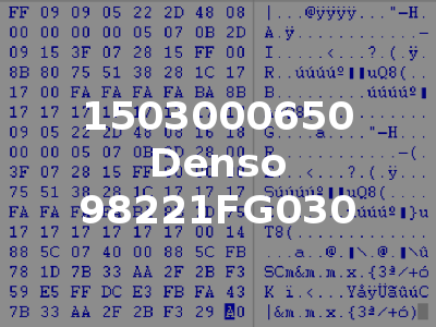 1503000650 Denso 98221FG030