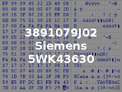 3891079J02 Siemens 5WK43630