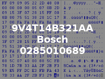 9V4T14B321AA Bosch 0285010689