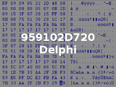 959102D720 Delphi
