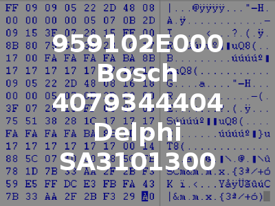 959102E000 Bosch 4079344404 Delphi SA3101300