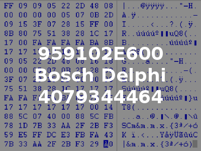 959102E600 Bosch Delphi 4079344464