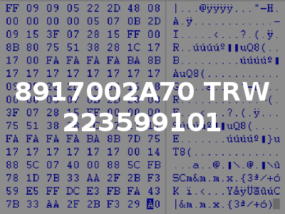 8917002A70 TRW 223599101
