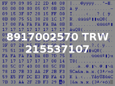 8917002570 TRW 215537107