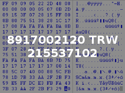8917002120 TRW 215537102