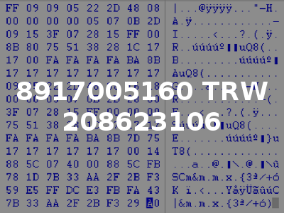 8917005160 TRW 208623106