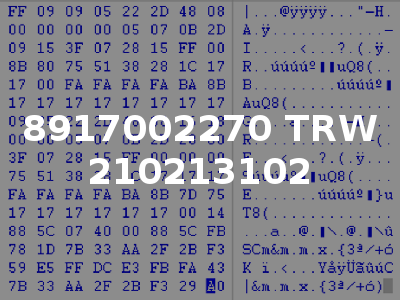 8917002270 TRW 210213102
