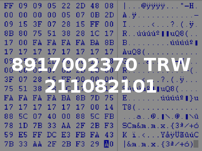 8917002370 TRW 211082101
