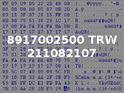 8917002500 TRW 211082107