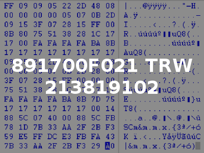 891700F021 TRW 213819102