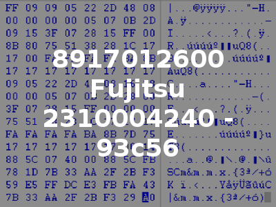 8917012600 FUJITSU 2310004240