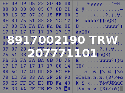 8917002190 TRW 207771101