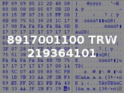 8917001100 TRW 219364101