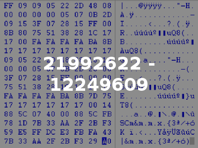 21992622 - 12249609