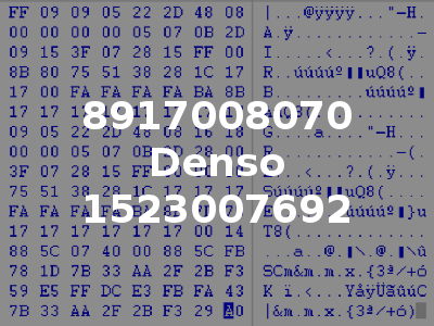 8917008070 Denso 1523007692