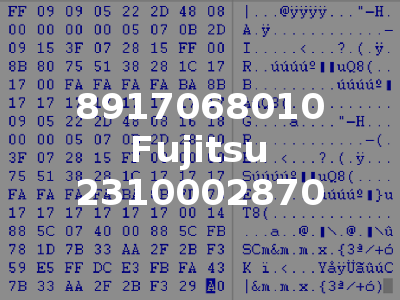 8917068010 Fujitsu 2310002870
