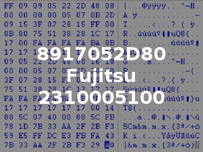 8917052D80 Fujitsu 2310005100