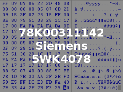 78K00311142 Siemens 5WK4078