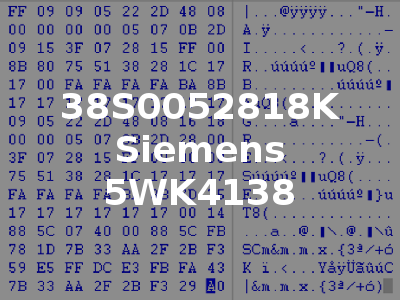 38S0052818K Siemens 5WK4138