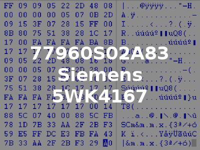 77960S02A83 Siemens 5WK4167