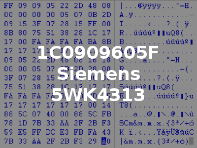 1C0909605F Siemens 5WK4313