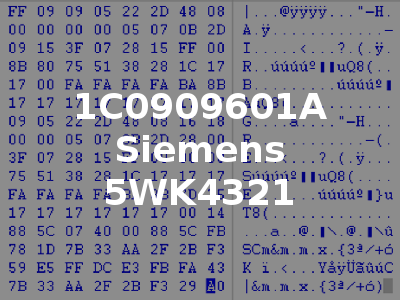 1C0909601A Siemens 5WK4321