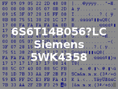 6S6T14B056?LC Siemens 5WK4358