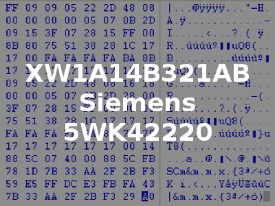 XW1A14B321AB Siemens 5WK42220