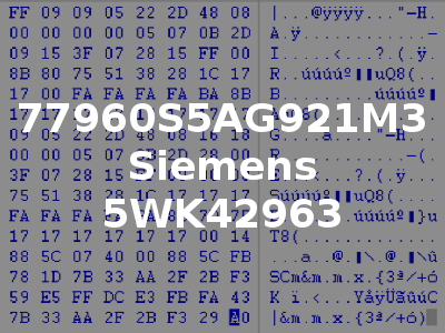 77960S5AG921M3 Siemens 5WK42963