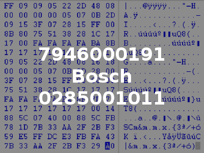 7946000191 Bosch 0285001011