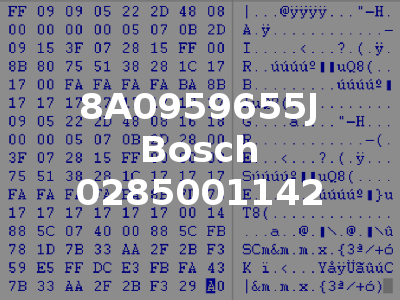 8A0959655J Bosch 0285001142