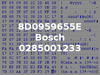 8D0959655E Bosch 0285001233