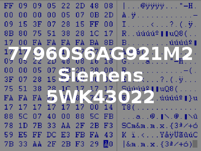 77960S6AG921M2 Siemens 5WK43022